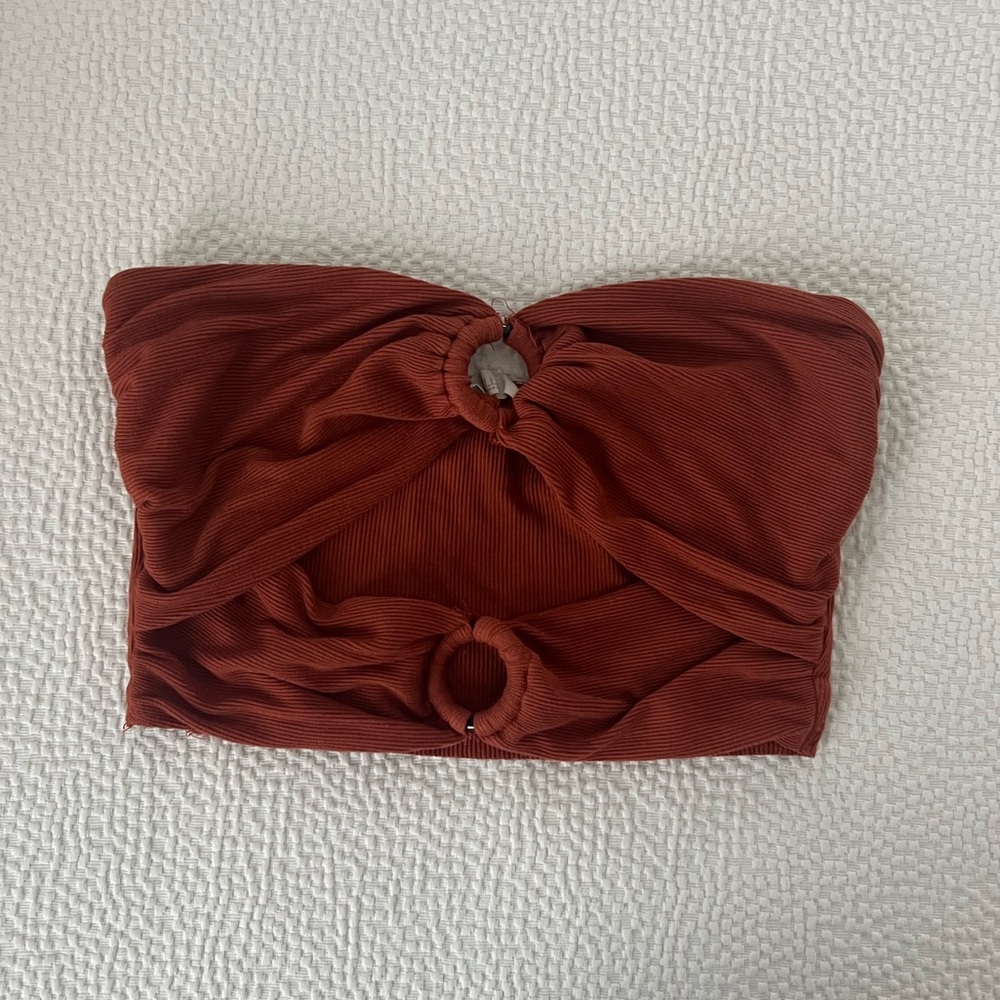 ILLA ILLA DOUBLE RING BANDEAU TOP